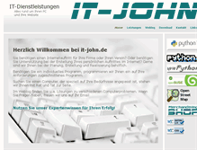 Tablet Screenshot of it-john.de